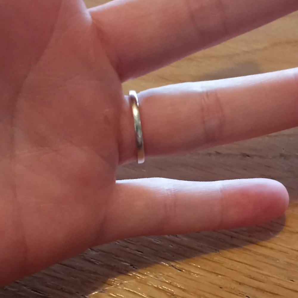 18k gold diamond enhancer / guard ring sz 6.5 - Picture 4 of 6